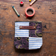 Pouch with Late 1800s Orphan Squares: Leeloo