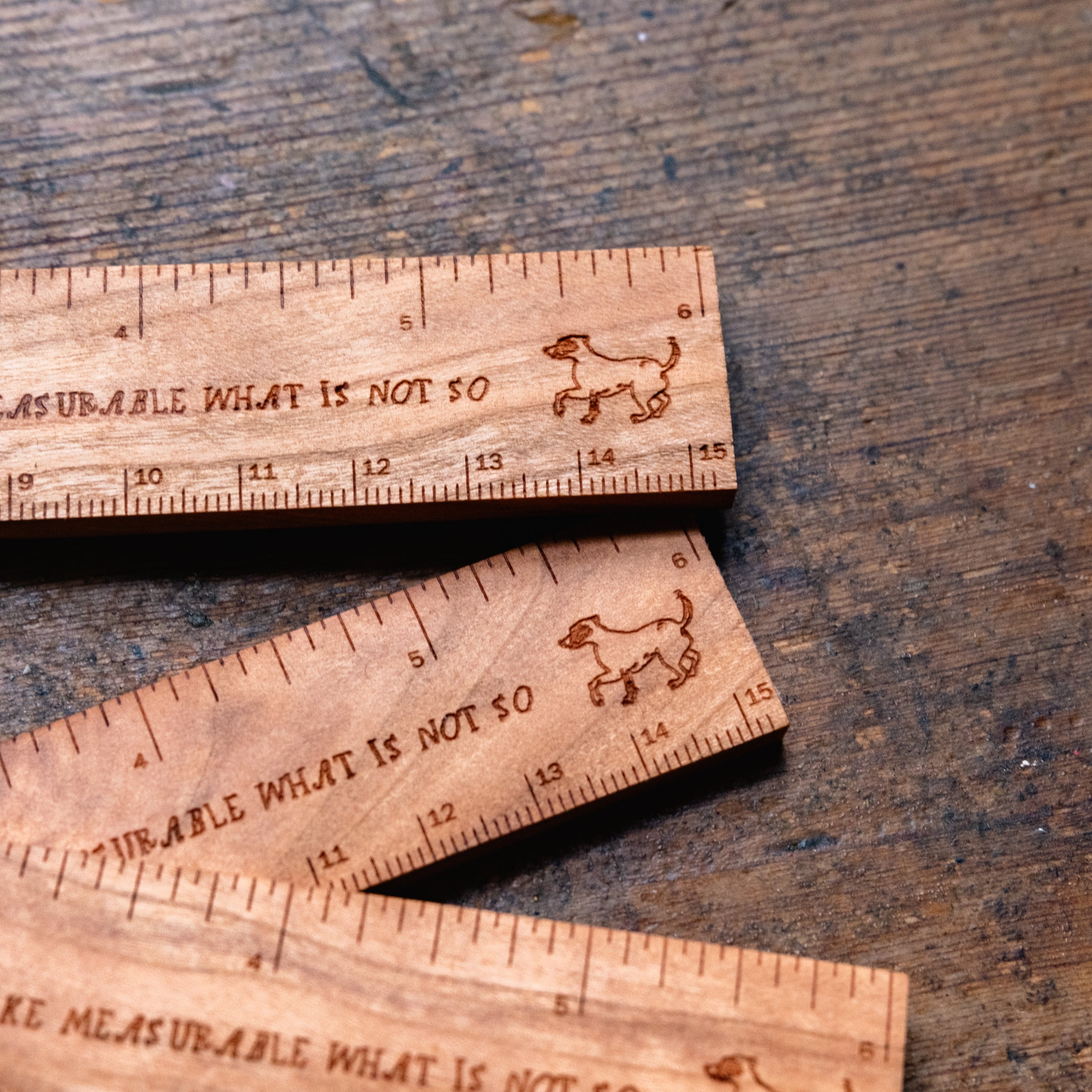 Peg and Awl Ruler: Bartram’s Cherry