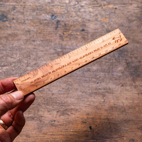 Peg and Awl Ruler: Bartram’s Cherry