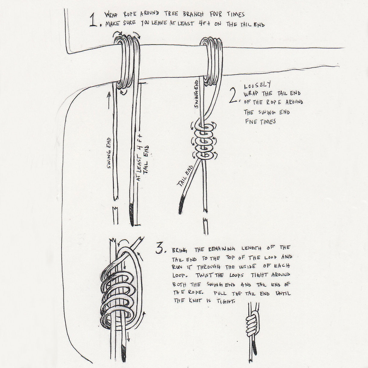 Olde-Fashioned Tree Swing