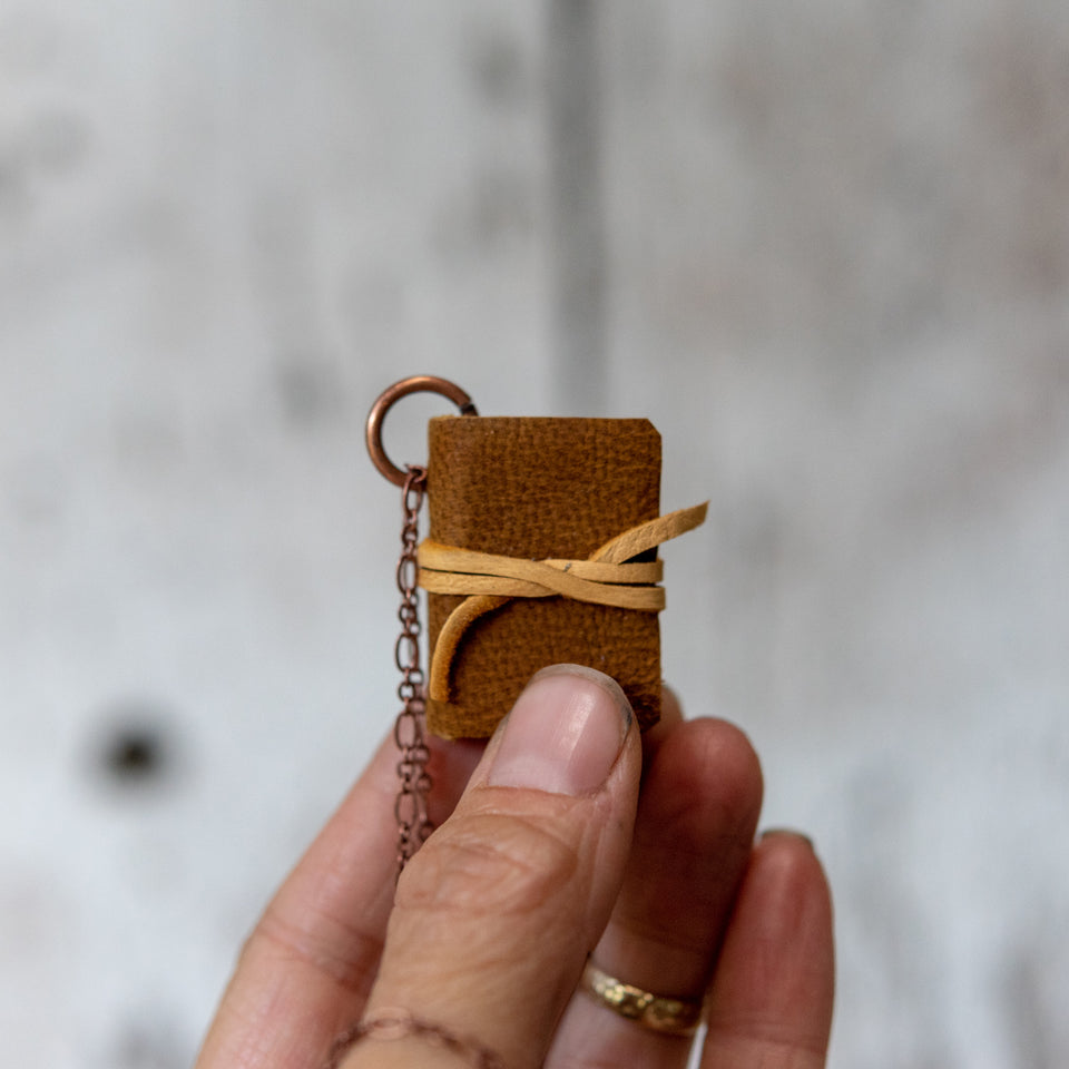 Book Necklace: Husk