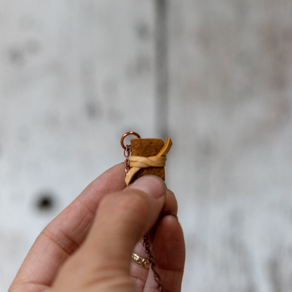 Book Necklace: Husk